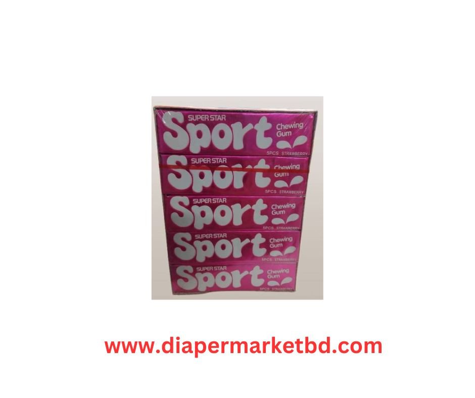 Sport Chewing Gum Strawbery 1 Box