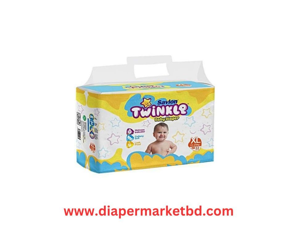 Savlon Twinkle Baby Belt Diaper XL 32 Pcs (11–25 kg)