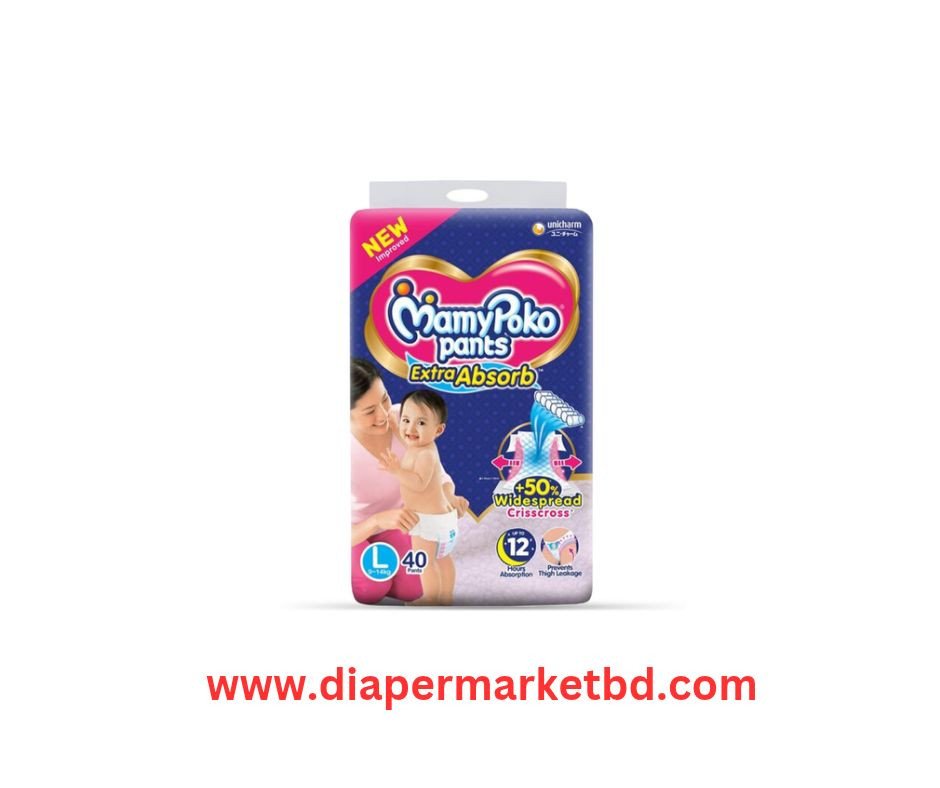 MamyPoko Pant Diaper Large 9–14 Kg 40 Pcs