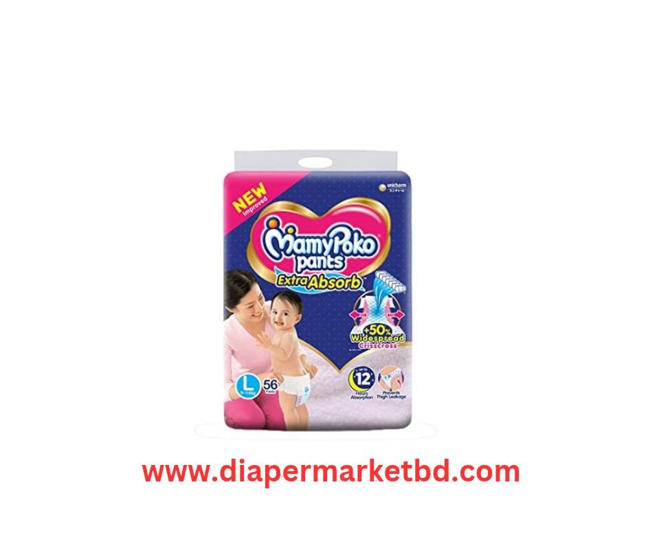 MamyPoko Pant Diaper Large 9–14 Kg 56 Pcs