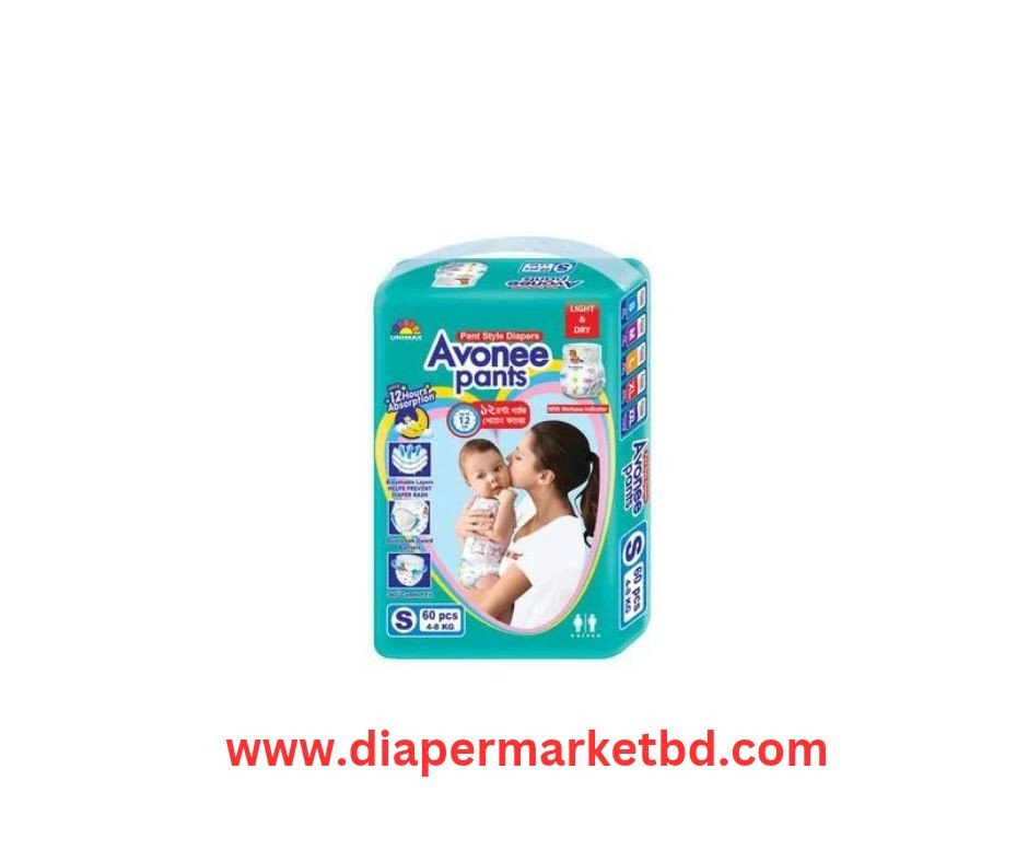 Avonee Pants Baby Diaper S 4-8 Kg 60 Pcs