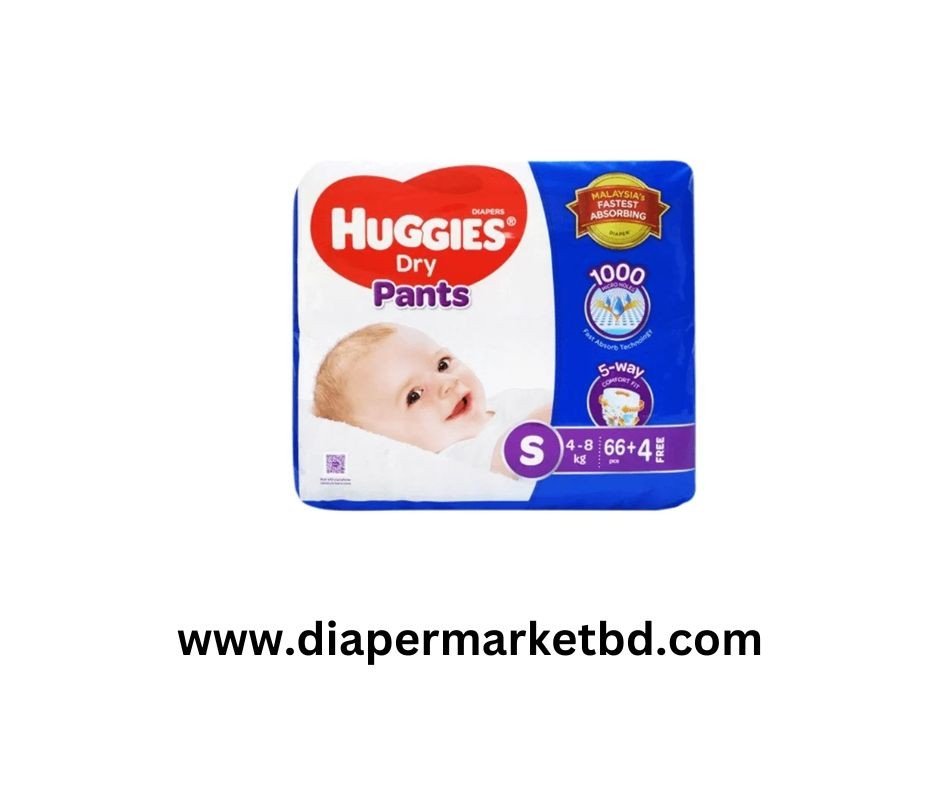 Huggies Dry Pants Diaper Small (S) 70 pcs (4-8kg)