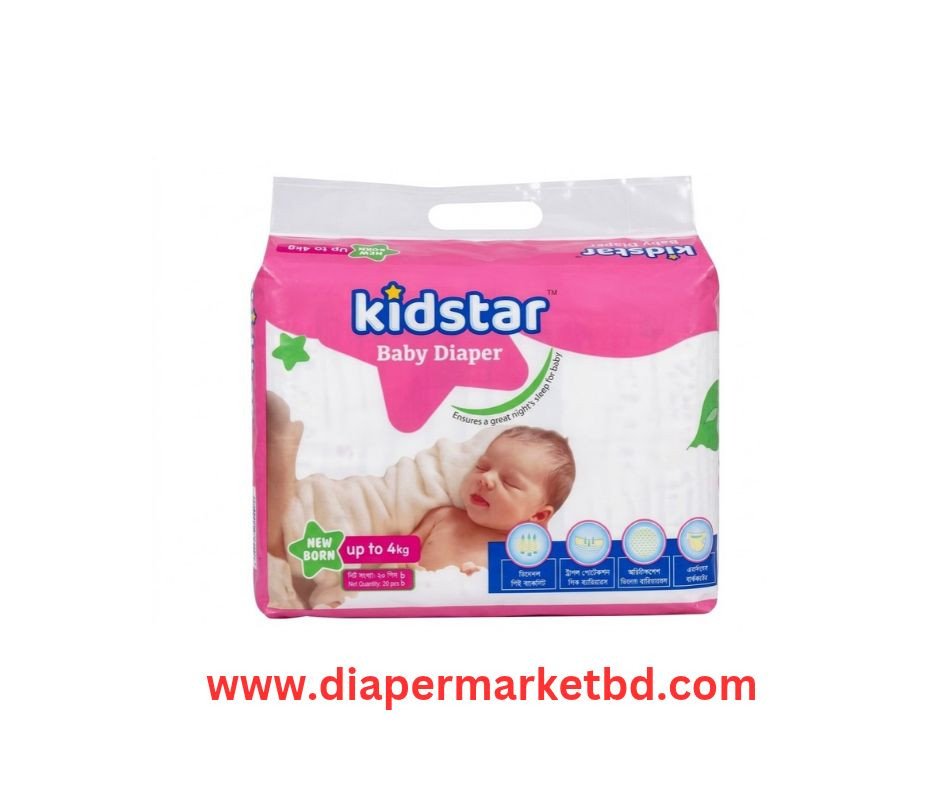 Kidstar Baby Diaper New Born 0-4 kg 20 pcs