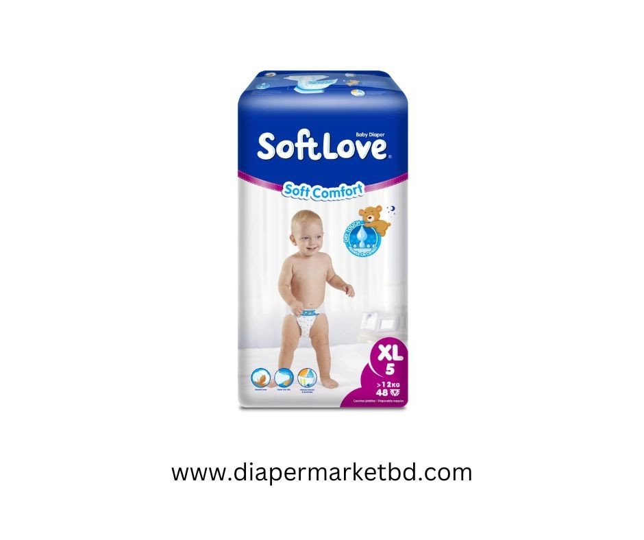 Softlove Soft Comfort Baby Diaper XL 48 Pcs