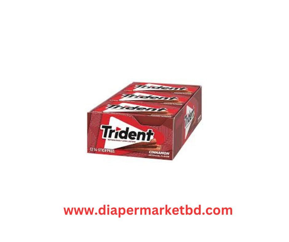 Trident Cinnamon Flavor Sugar Free Chewing Gum (14x12) Sticks