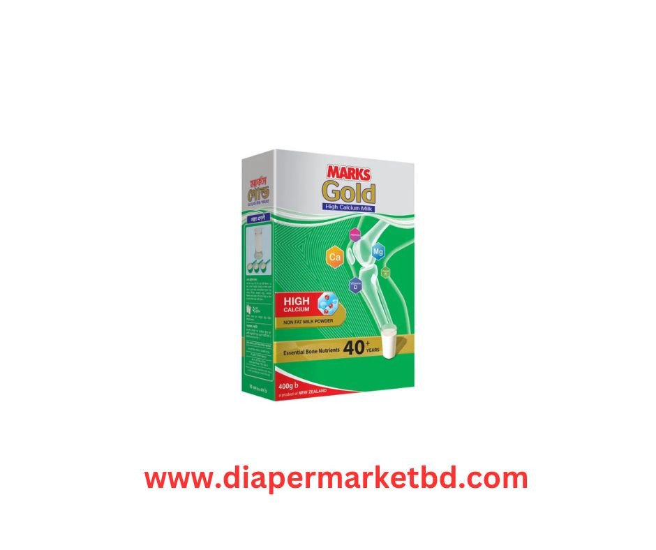 MARKS Gold High Calcium Non Fat Milk Powder (40 Year+) 400gm