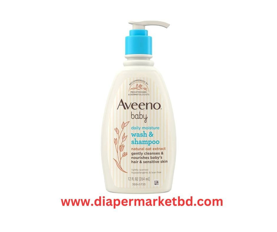 Aveeno Baby Daily Moisture Wash & Shampoo 354 ml