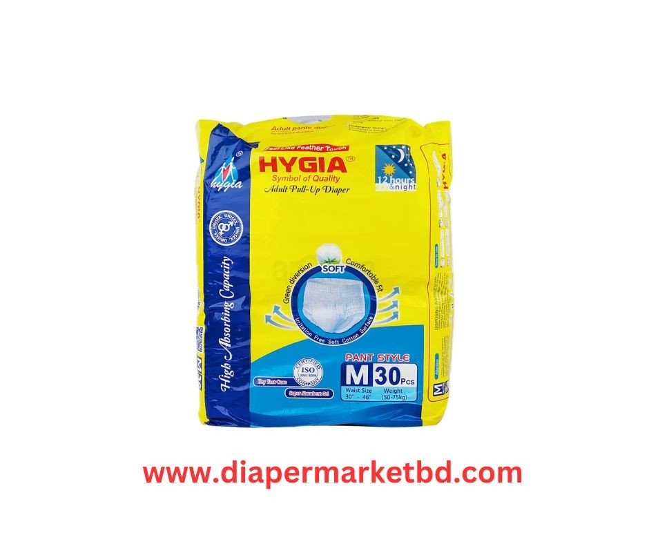 Hygia Adult Diaper Pant Style M Size 30 Pcs Pack