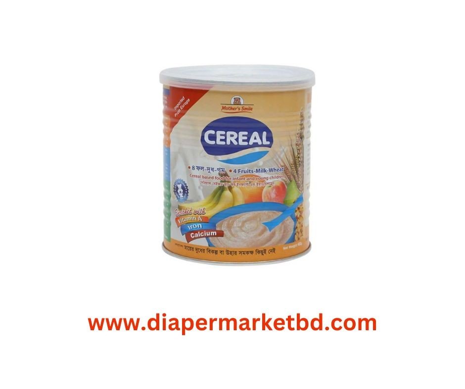Mother's Smile (4 Fruits - Milk - Wheat) Cereal 400gm