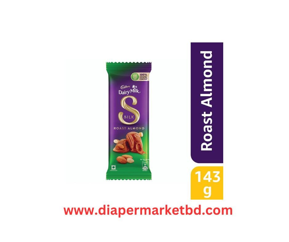 Cadbury Dairy Milk Silk Roast Almond Chocolate Bar 143 gm