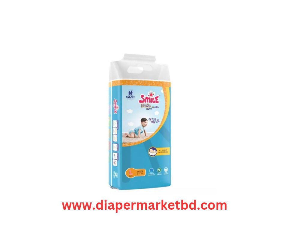 Smile Pants Diaper Large (9-14kg) 34 Pcs