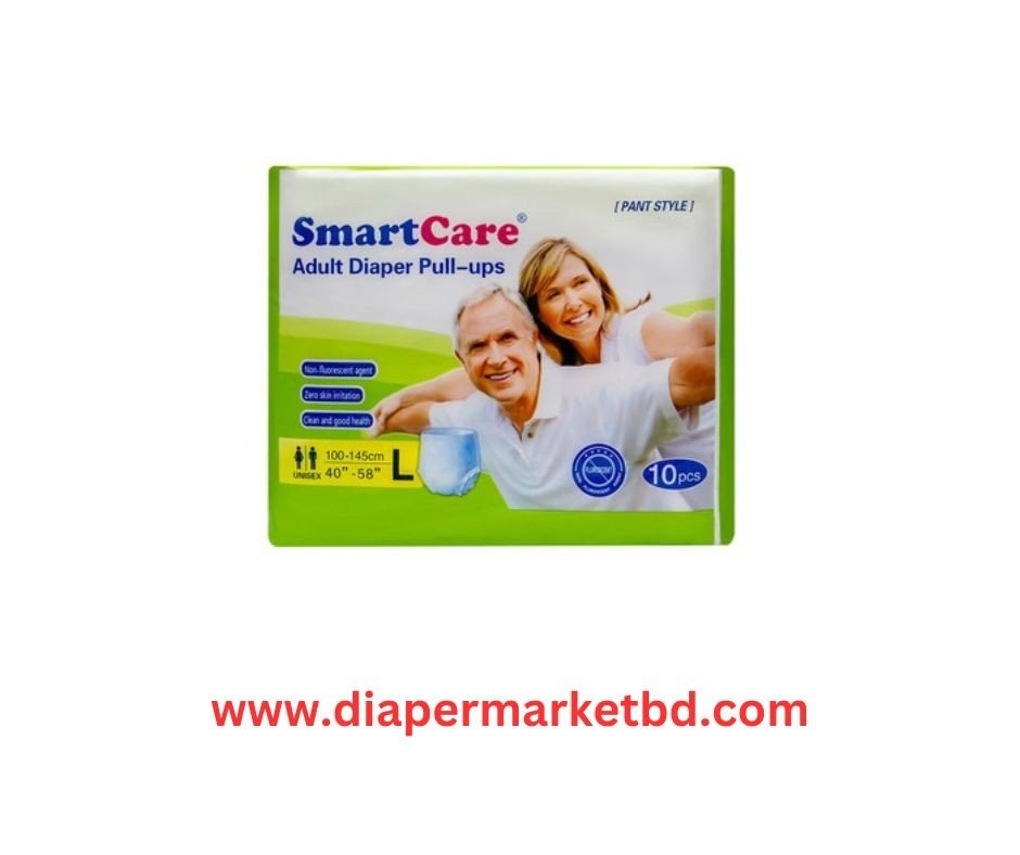 SmartCare Large Pant Style Adult Diaper 40-58 inch (100-145cm) 10 Pcs