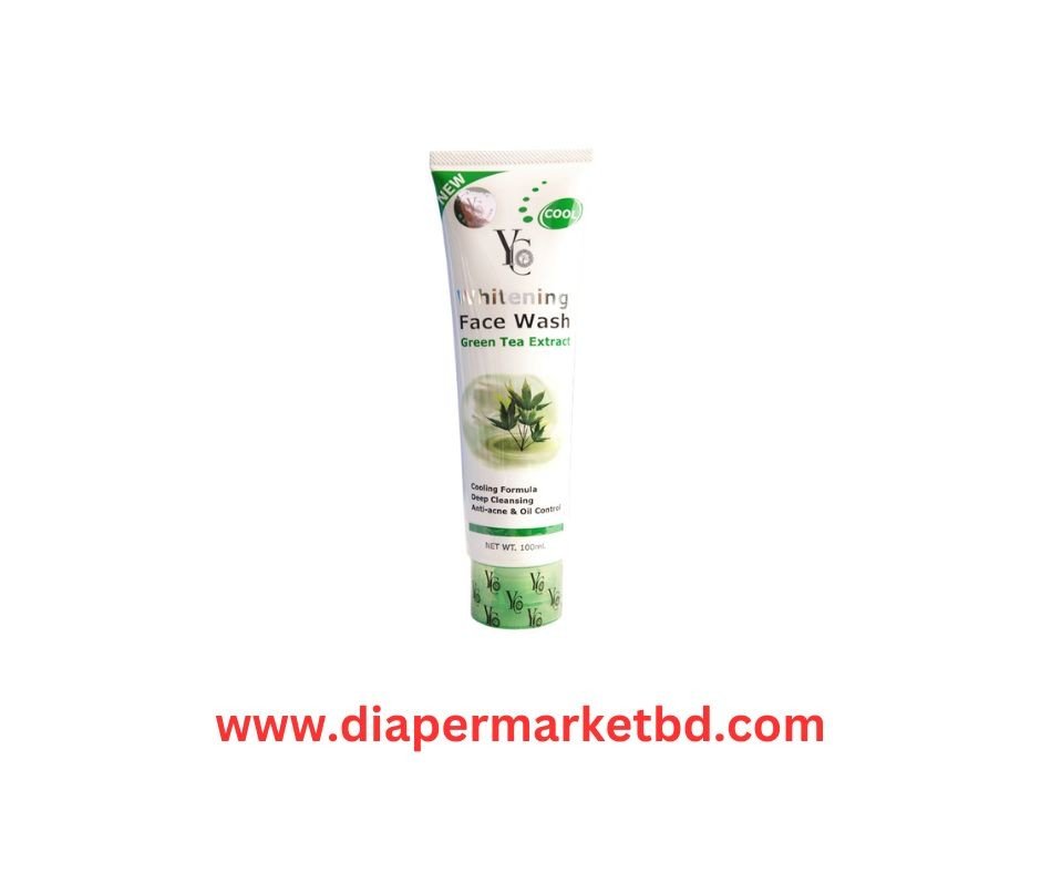 YC Green Tea Whitening Face Wash 100 ml