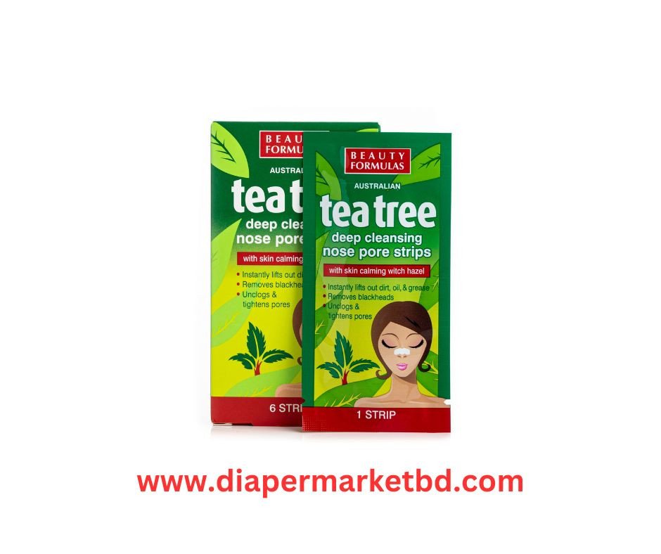 Beauty Formulas Tea Tree Deep Cleansing Nose Pore Strips 6pcs
