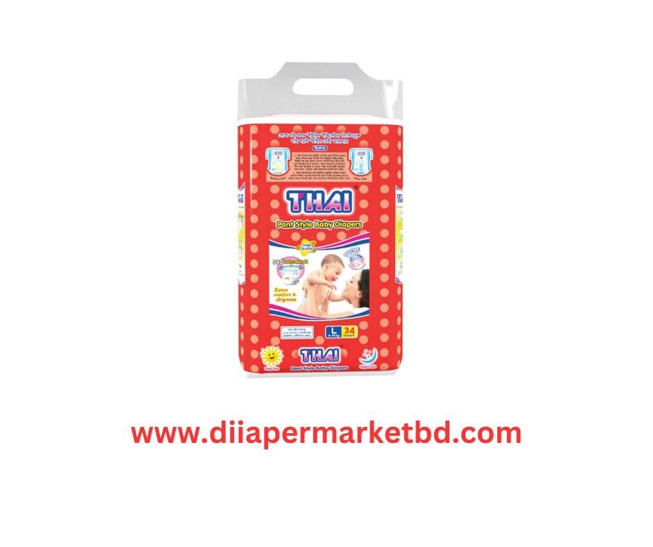 Thai Pant Style Diaper Large (L) (9-16kg) 34 pcs