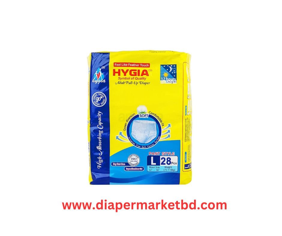 Hygia Adult Diaper Pant Style L Size 28 Pcs Pack