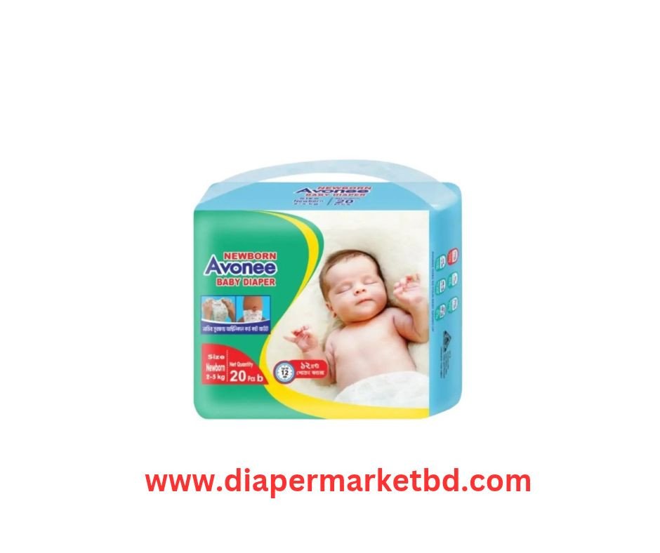 Avonee Baby Diaper New Born Belt 2–5 Kg 20 Pcs