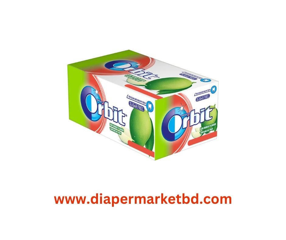 Orbit Chewing Gum Mango Flavor Sugar Free 1 Box 32 Packet 140gm