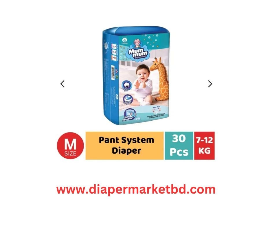 Mum Mum Baby Pant M Size 7-12 Kg 40 Pcs