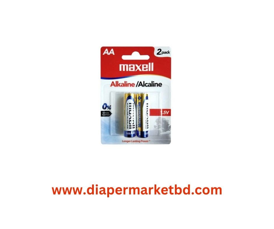 Maxell Alkaline Battery AA 2 Pcs