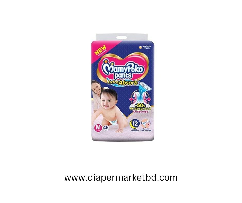 MamyPoko Medium Pant Diaper (7 - 12 kg) 46 Pcs