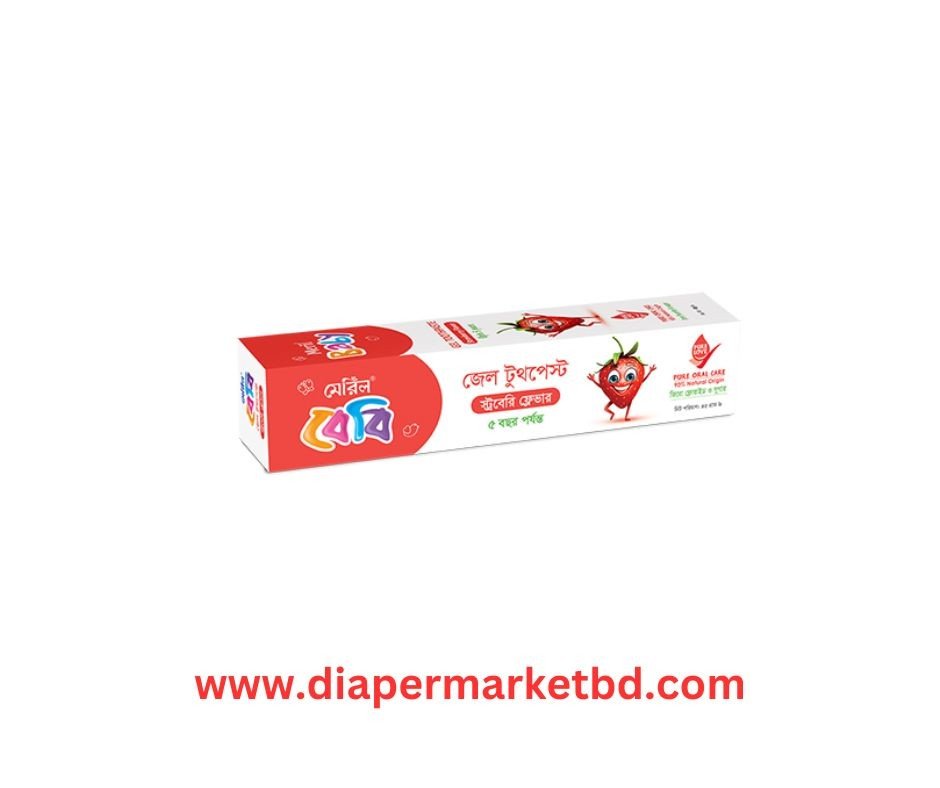 Meril Strawberry Gel Toothpaste For Baby 45g