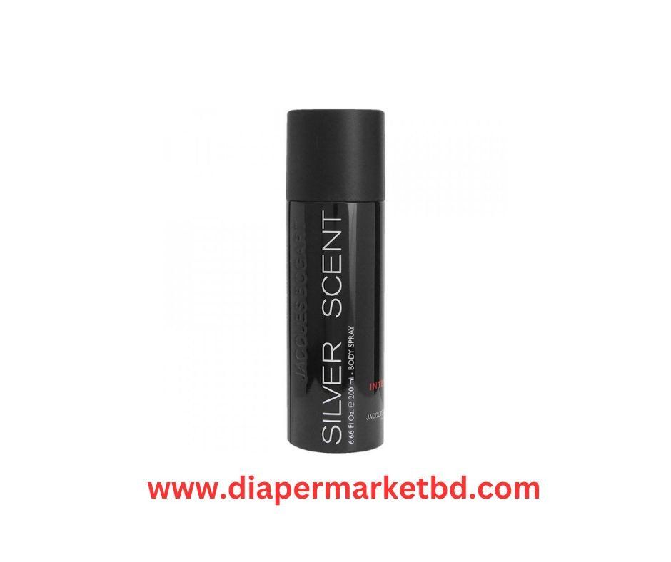 Jacques Bogart Silver Scent Intense Body Spray for Men 200 ml
