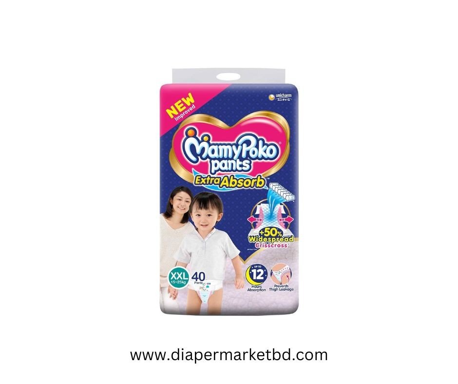 MamyPoko XXL Pant Diaper (15 - 25 kg) 40 Pcs