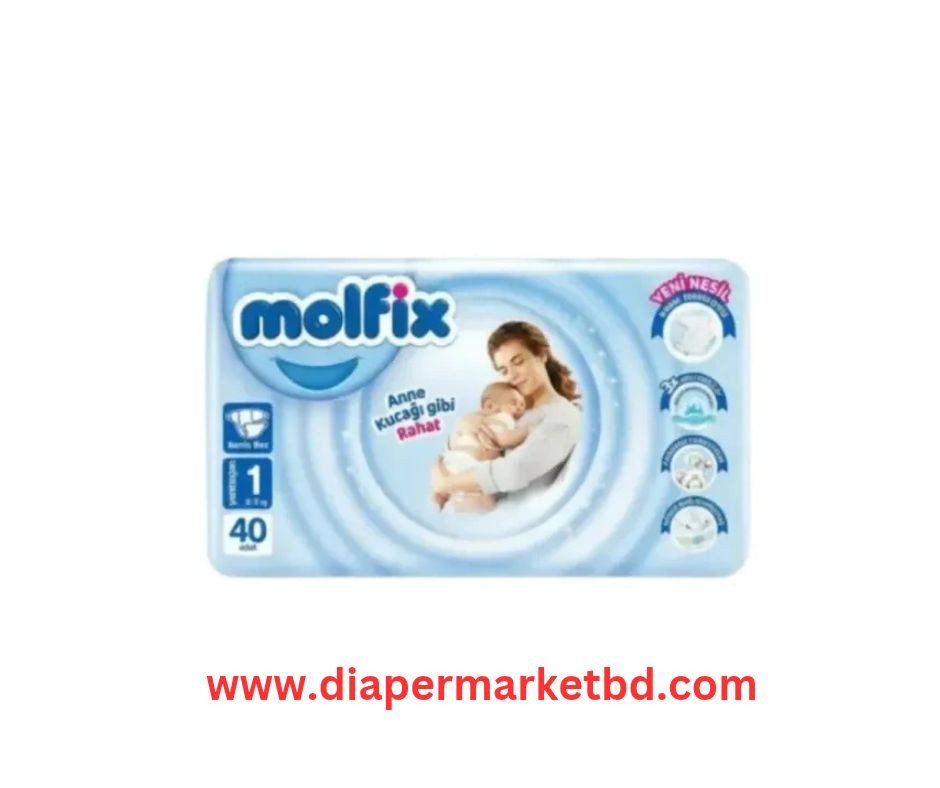 Molfix Belt Diaper New Born 2-5 kg 40 Pcs Pack