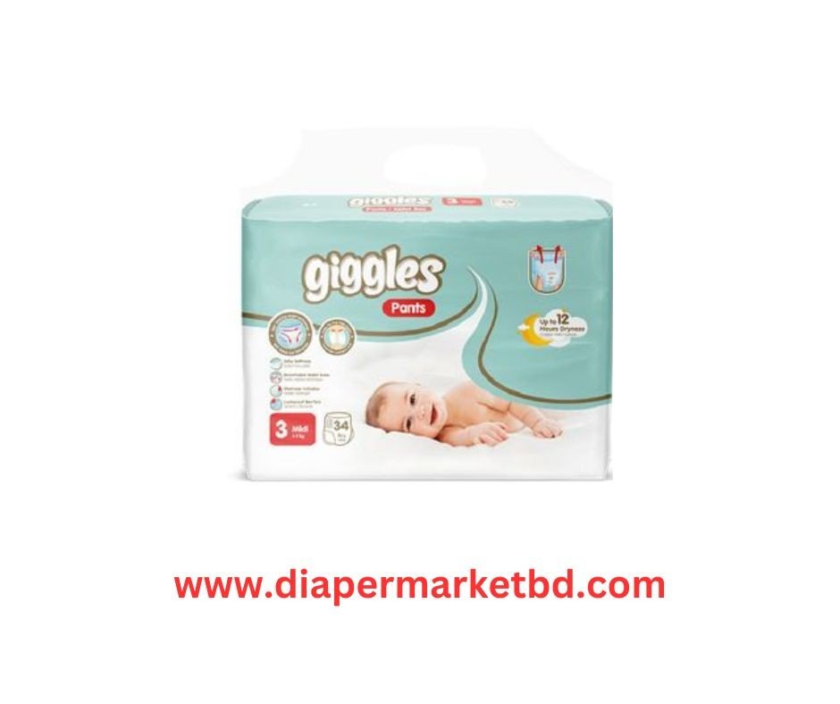 Giggles Baby Pant 3 Midi (4-9) Kg 34 Pcs