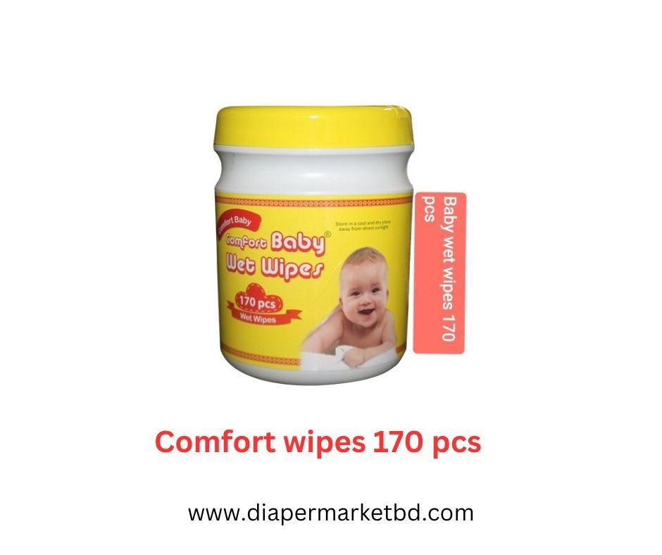 Comfort Wet Wipes 170 Pcs Jar