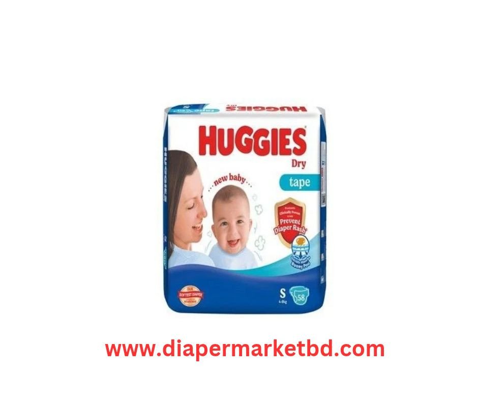 Huggies Dry Belt System Small 4–8 Kg 58 Pcs