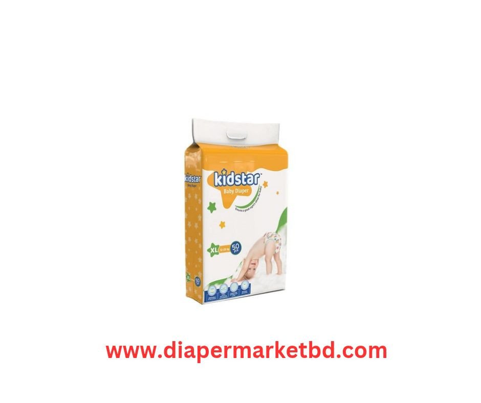 Kidstar Baby Diaper Extra Large (XL) 12–25 Kg 50 Pcs