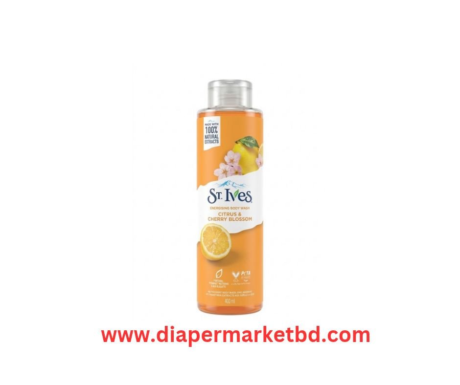 St. Ives Citrus & Cherry Blossom Energizing Body Wash 450ml