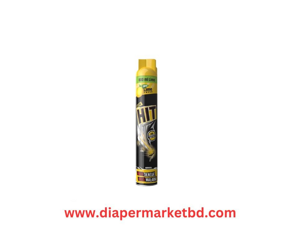 Black Hit Anti Mosquito Aerosol Spray 800 ml Lime