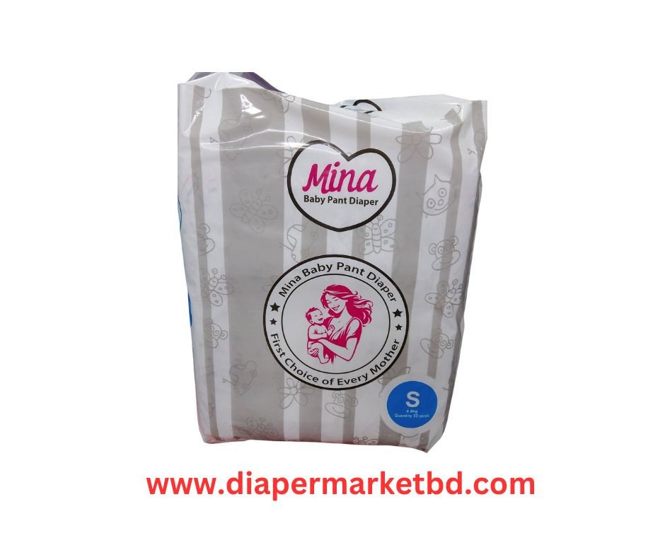 Mina Baby Diaper Pant S Size 50 Pcs Pack