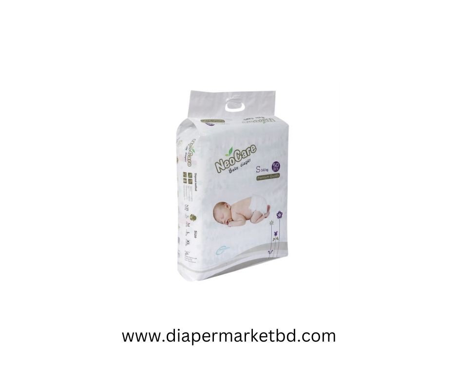 Neocare Belt System Baby Diaper S (3-6 kg) 50 Pcs Pack