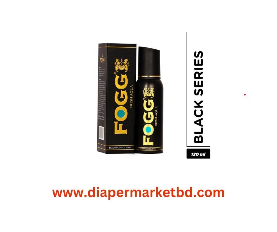 Fogg Black Men Body Spray (Aqua) 120ml
