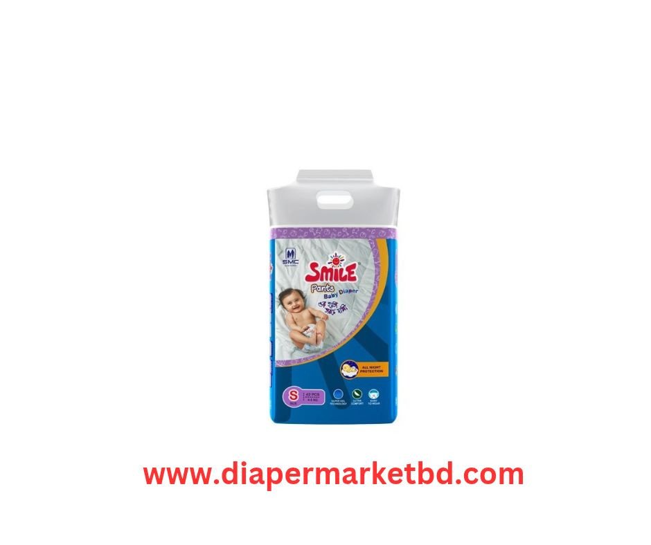 Smile Pants Diaper Small (4-8kg) 42 Pcs