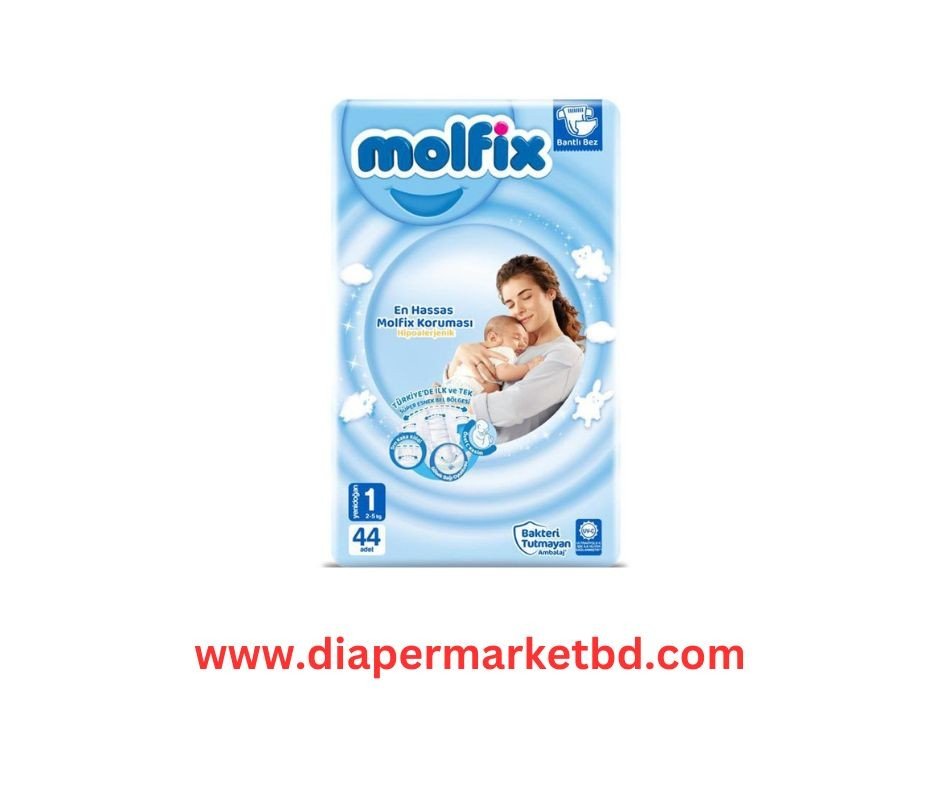 Molfix Belt Diaper New Born (2-5 kg) 44 pcs