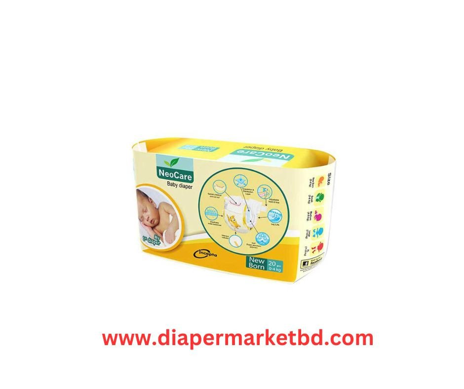 NeoCare Baby Diaper Newborn 0–4Kg 20 Pcs Pack