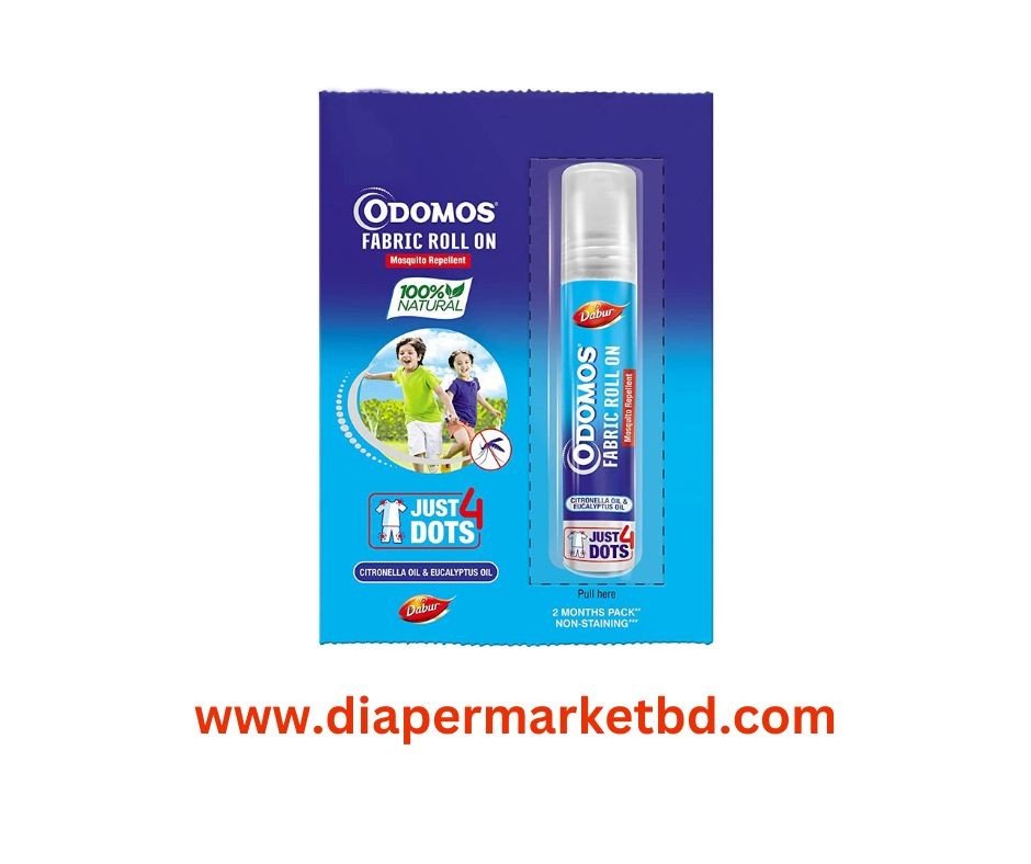 Odomos Mosquito Repellent Fabric Roll On 8 ml