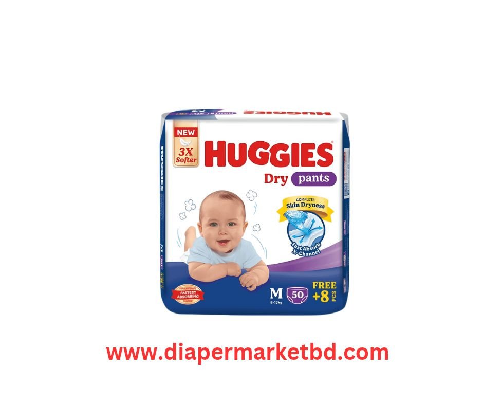 Huggies Dry Pants M 6–12 Kg 58 Pcs