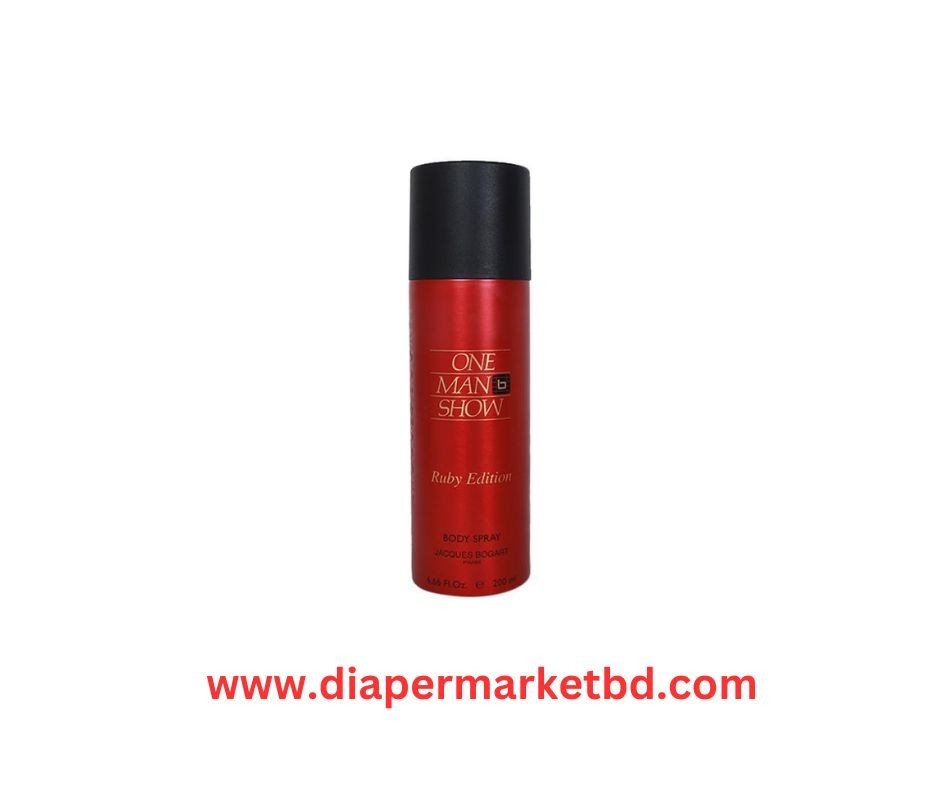 One Man Show Body Spray Ruby by Jacques Bogart for Men 200 ml