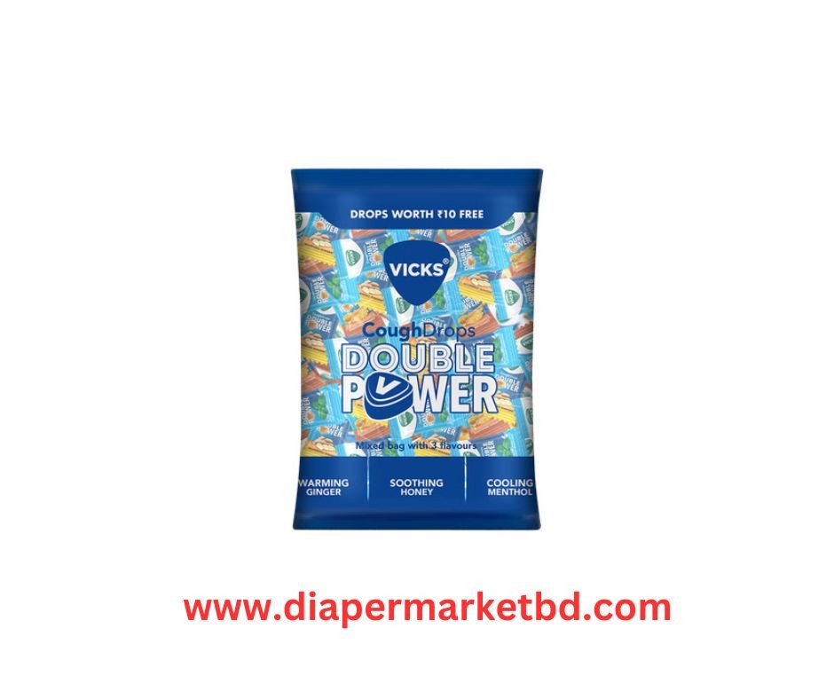 Vicks Cough Drops 2.7g x 65 Mix Packs Ginger, Menthol, & Honey Flavor