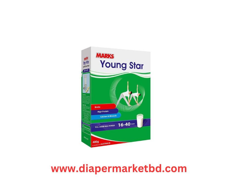 MARKS Young Star (16-40 Years) Milk Powder 400 gm