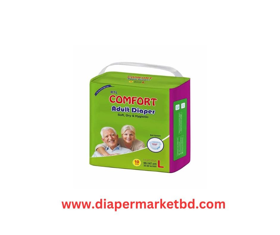 Comfort Adult Diaper L Size Belt System 10 Pcs Pack