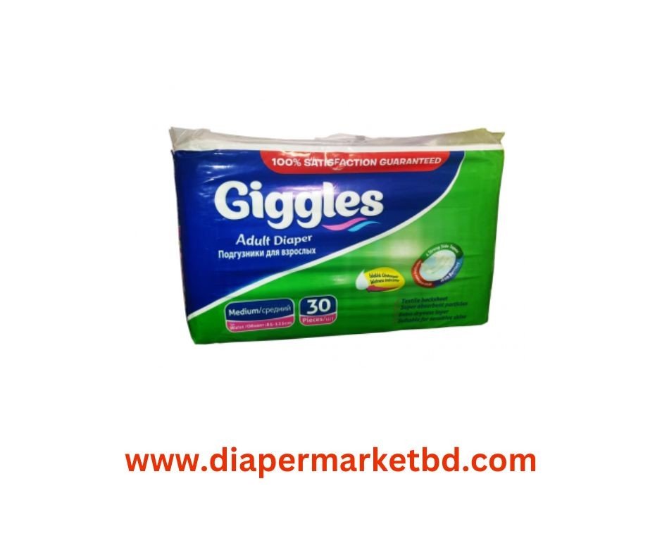 Giggles Adult Diaper Belt Medium 30 pcs