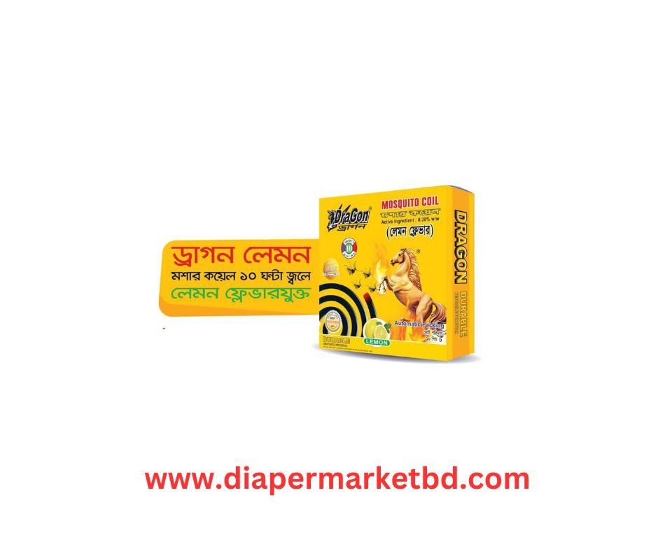 Dragon Mosquito Coil Lemon (10Pcs Box)