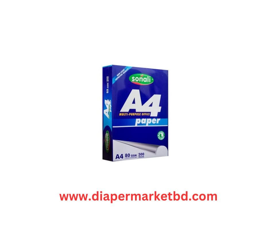 Sonali Paper A4 Size (80 GSM) 1 rim 500 Sheet